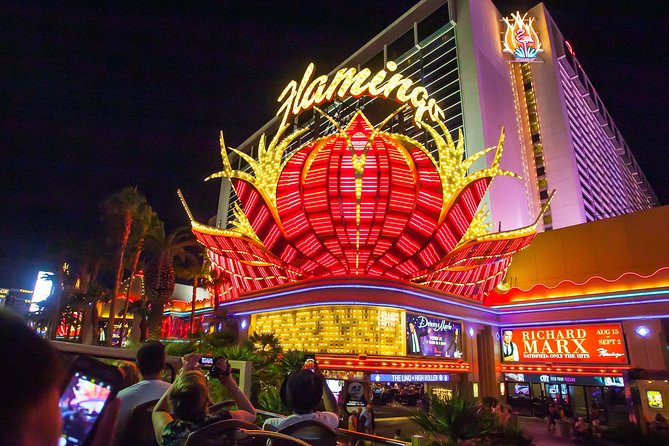 Big Bus Las Vegas: Sightseeing Night Tour by Open-Top Bus - The Route After Dark: Downtown Vegas to the Strip in One Evening