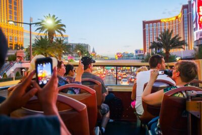 Big Bus Las Vegas: Sightseeing Night Tour by Open-Top Bus - The Open-Top Double-Decker at Night: Views Are Great, Wear for It