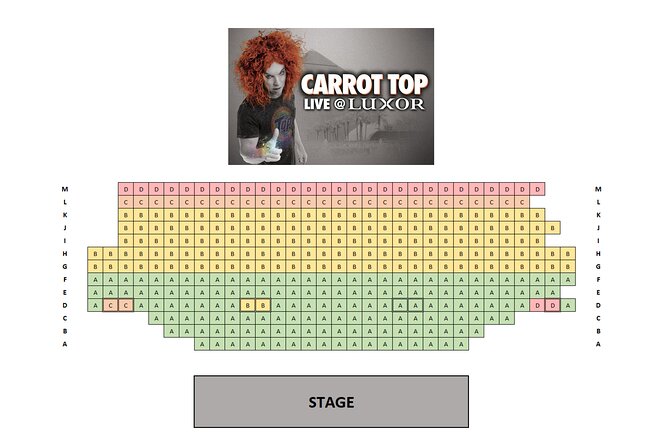 Carrot Top at the Luxor Hotel and Casino - Who this show is perfect for