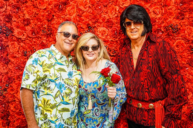 Elvis Wedding at The Little Vegas Chapel - The photo portion: Las Vegas Sign, props, and a real photo studio
