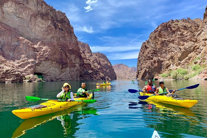 Emerald Cave Kayak Rental with Optional Vegas Shuttle - Emerald Cove Stop: Green Water and Easy “Pull Over” Moments