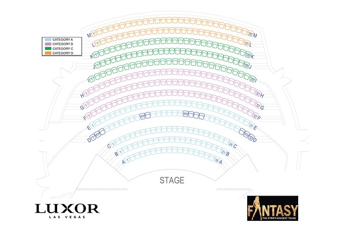 Fantasy: The Strip's Sexiest Tease at the Luxor Hotel and Casino - Finding the Atrium Theater inside Luxor (and avoiding the stress)