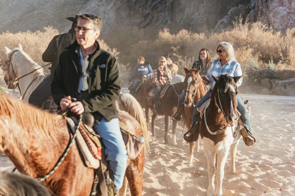 From Las Vegas: Desert Sunset Horseback Ride with BBQ Dinner - Getting out of the Strip: the real value of this timing
