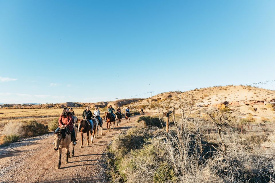 From Las Vegas: Desert Sunset Horseback Ride with BBQ Dinner - How the guides keep beginners safe (and actually having fun)