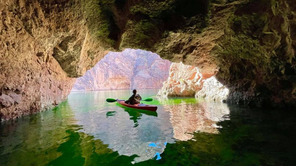 From Las Vegas: Emerald Cave Guided Kayak Tour with Shuttle - Emerald Cave and the green light effect you came for