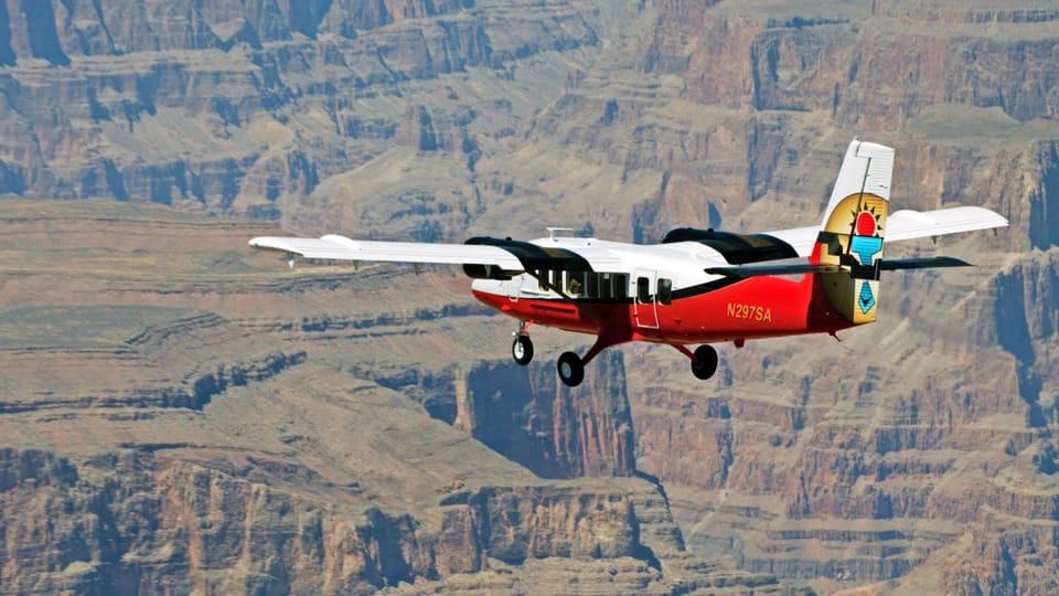 From Las Vegas: Grand Canyon West Rim Airplane Tour - Grand Canyon West Rim from oversized windows: What you’ll actually see