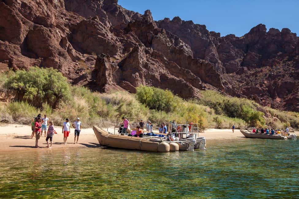 Grand Canyon Helicopter Flight & Hoover Dam River Float Raft - Grand Canyon flight moment: Fortification Hill and the canyon from above