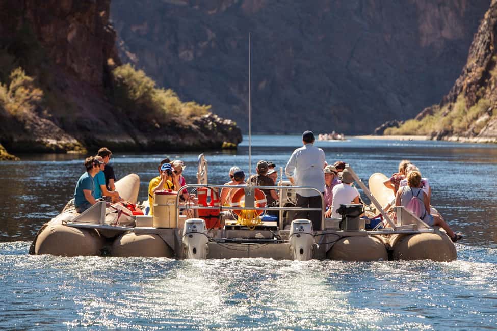 Grand Canyon Helicopter Flight & Hoover Dam River Float Raft - Switching gears to the raft: 14-mile guided float starting at the dam