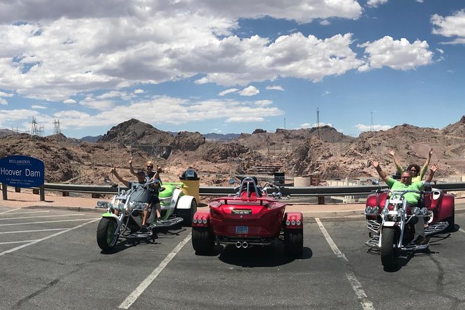 Hoover Dam Guided Trike or Slingshot Tour - Lake Mead, Boulder City, and bridge viewpoints