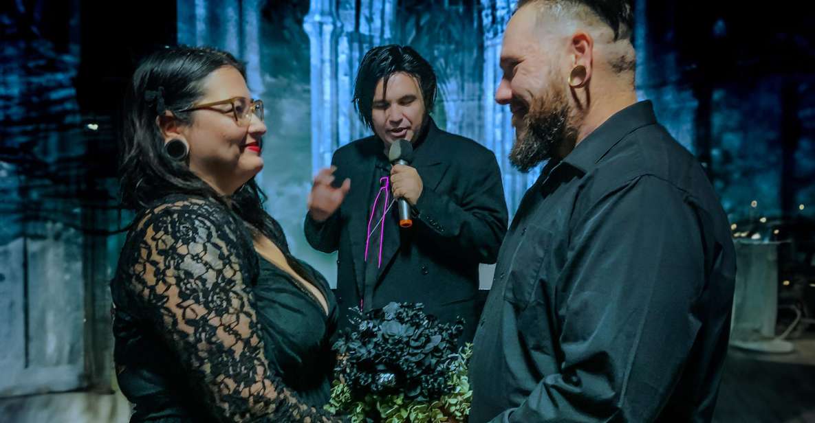 Las Vegas: Haunted House Wedding Ceremony + Photography - A haunted-house chapel that actually feels wedding-ready