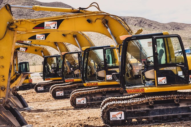 Las Vegas Heavy Equipment Playground: Dig, Push, and Play! - The comfort details: climate-controlled cabs and a dusty Vegas reality