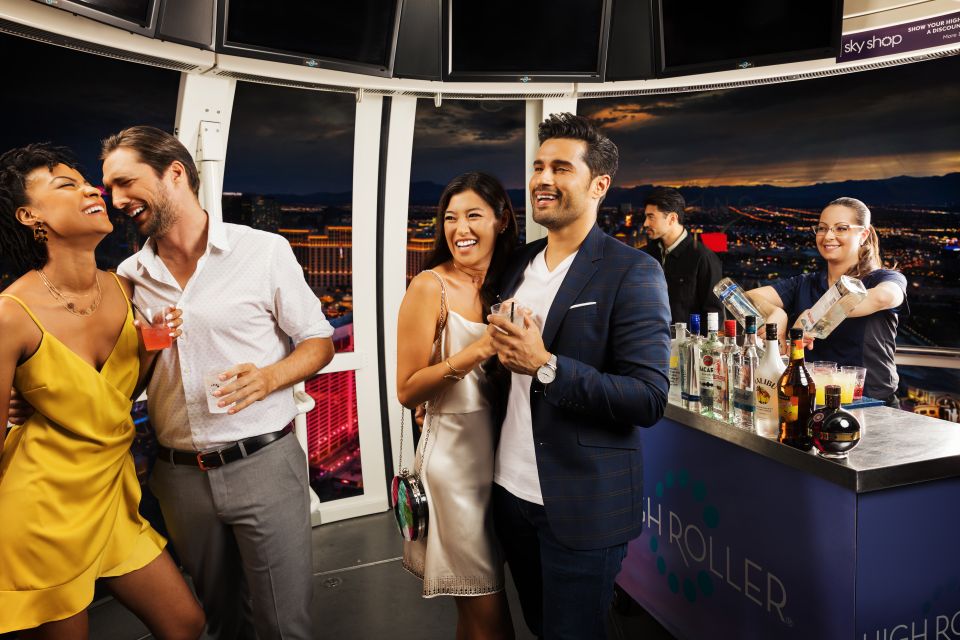 Las Vegas: High Roller Entry Ticket with In-Cabin Open Bar - The 30 Minutes: What Happens Once You Board
