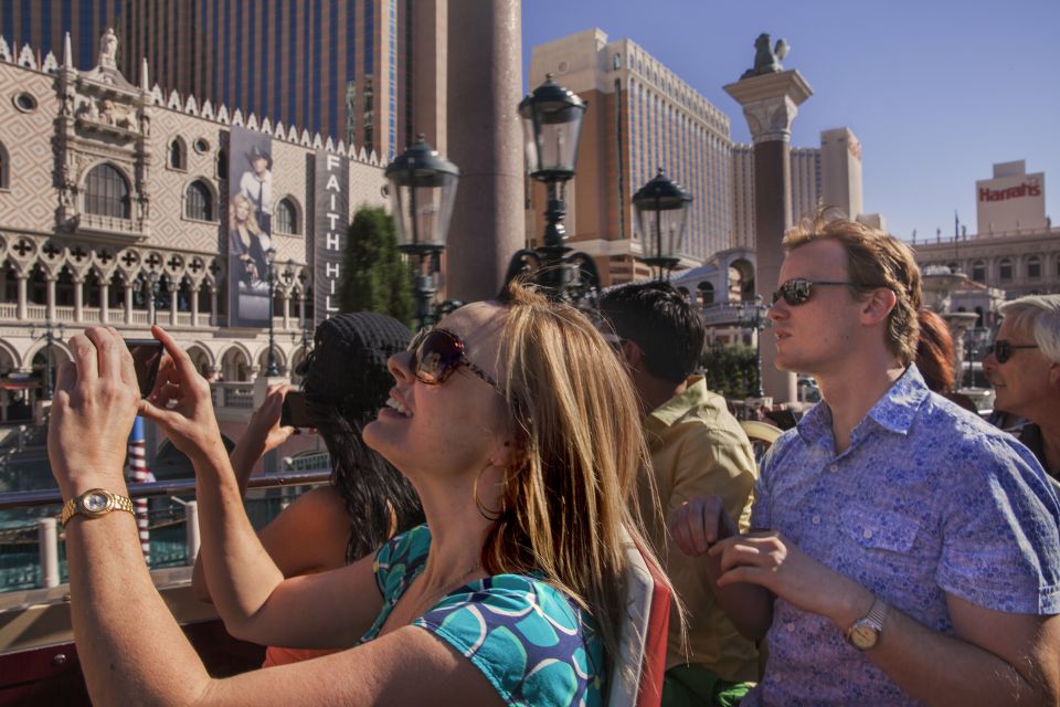 Las Vegas: Hop-on Hop-off Sightseeing Tour by Open-Top Bus - The Welcome Sign Stop: Photo Time Without the Panic