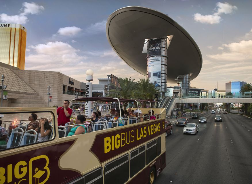 Las Vegas: Hop-on Hop-off Sightseeing Tour by Open-Top Bus - Night Tour at 7PM: Neon Fremont Street in About Two Hours