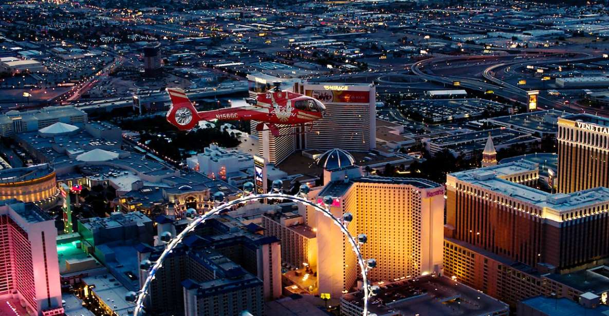 Las Vegas: Night Helicopter Flight over Las Vegas Strip - Check-in, hotel pickup options, and the Koval Lane terminal