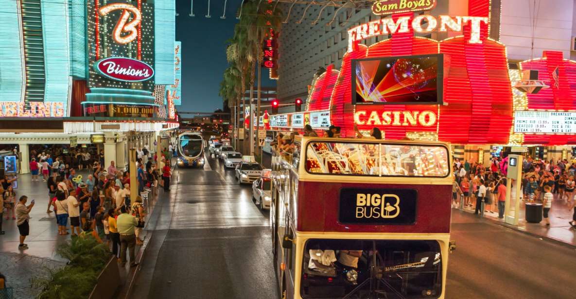 Las Vegas: Sightseeing Night Tour by Open-top Bus - A 2-hour night tour that helps you read Vegas fast