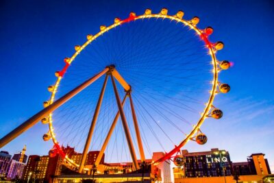 Las Vegas Strip: The High Roller at The LINQ Ticket - Ticket timing: Anytime vs Daytime (and how to time the lights)