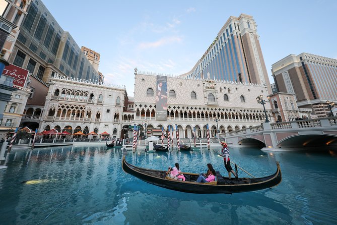 Las Vegas Super Saver: Madame Tussauds with Gondola Boat Ride - Stop 3: The Grand Canal Shoppes and a free Venetian walk