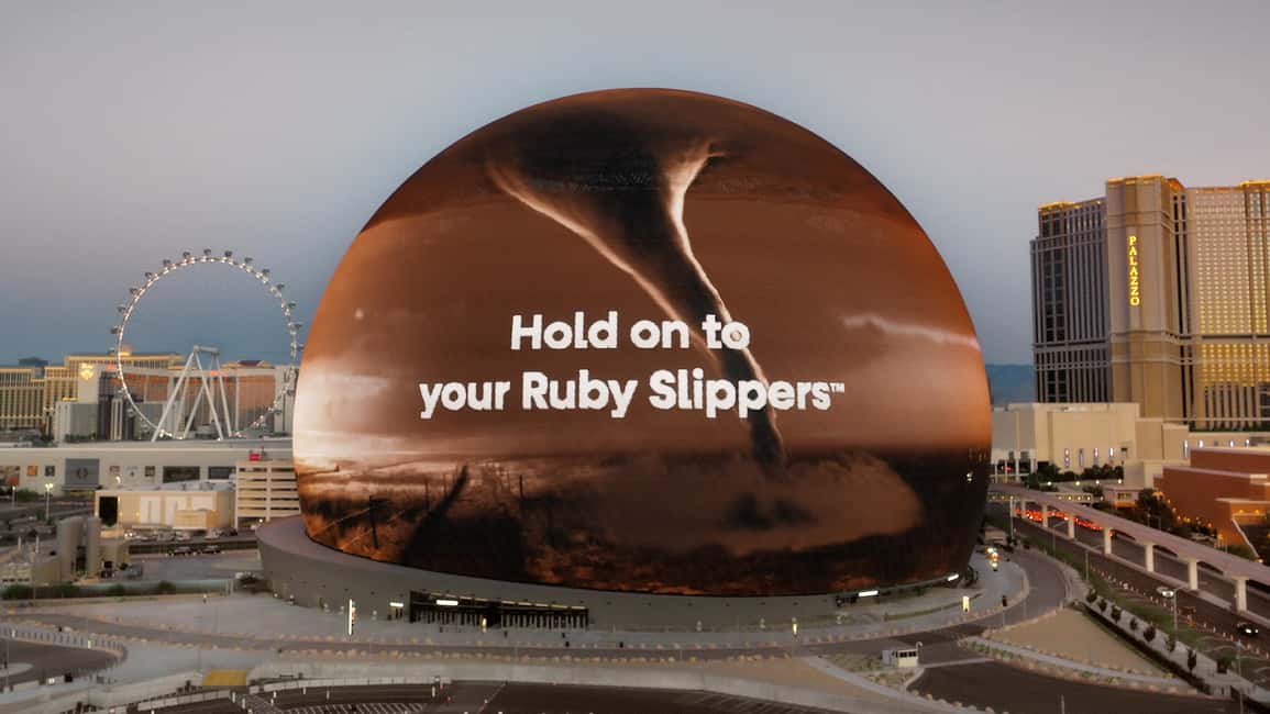 Las Vegas: The Sphere Experience — The Wizard of Oz - Where to enter: Plaza Entry, Sands Avenue, and the Venetian pedestrian bridge