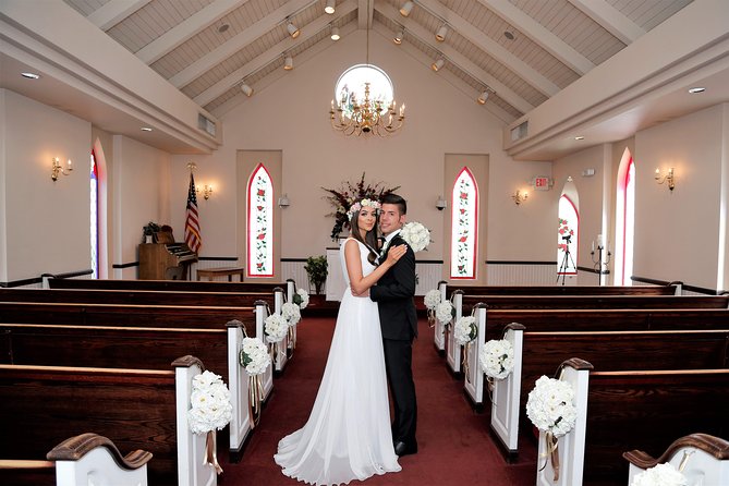 Las Vegas Wedding at A Special Memory Wedding Chapel - Elvis walking you down the aisle: pure Vegas, done on purpose