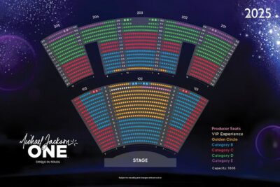 Michael Jackson ONE by Cirque du Soleil® at Mandalay Bay Resort and Casino - Picking the right showtime and seat area (so you see the whole picture)