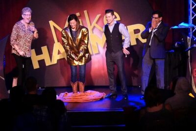 Mike Hammer Comedy Magic Show at the Four Queens Hotel - The audience participation factor: fun if you can handle the spotlight