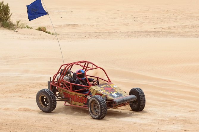 Mini Baja Chase Dune Buggy Adventure in Las Vegas - Gear Up Properly: Helmets, Goggles, Harness, and the Roll Cage