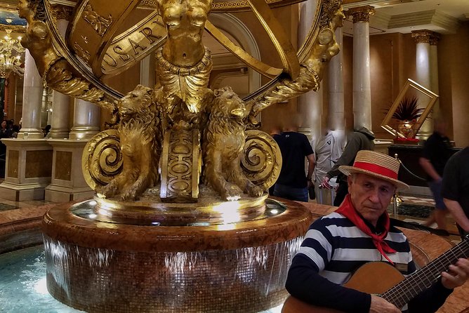 Must-See Spots Vegas Strip Walking Tour - Grand Bazaar Shops and Bellagio: shopping world meets flower season