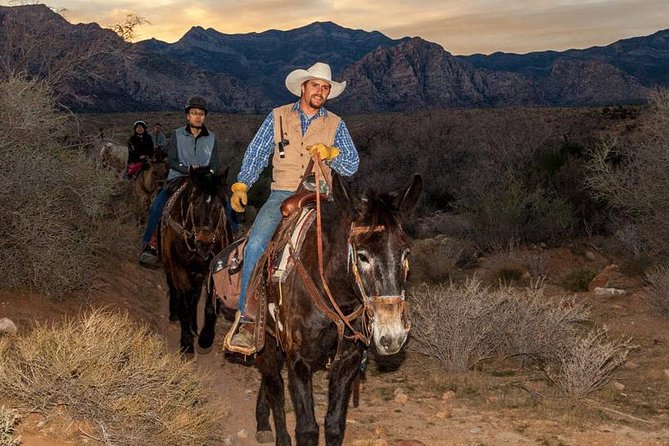 Red Rock Canyon Sunset Horseback Ride and Barbeque Dinner - A Nevada Sunset Break From the Strip