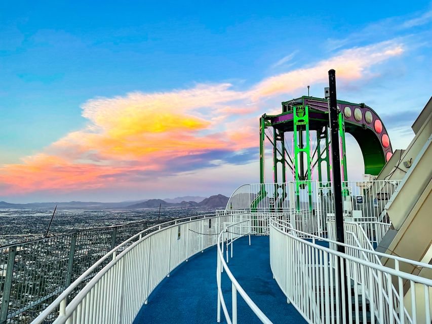 STRAT Tower Thrill Rides Admission - Big Shot: 160 feet straight up at 45 mph