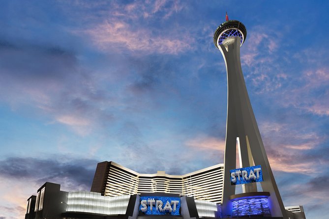The STRAT Tower Observation Deck Admission Ticket - Air Bar And 108 Drinks: Your Break With Vegas Lights