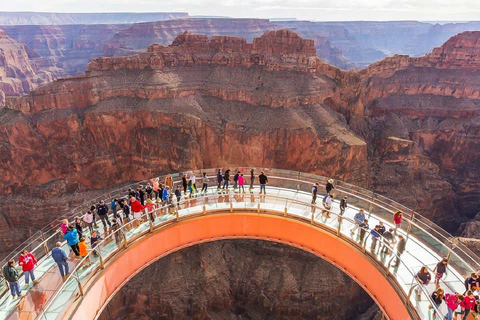 Vegas: Grand Canyon, Hoover Dam, Lunch/Skywalk Options, WiFi - Grand Canyon West on the Hualapai Reservation: Eagle Point First, then High Views at Guano Point