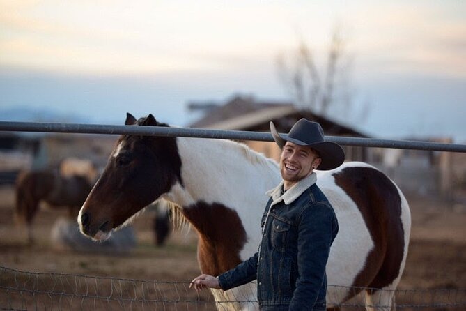 Wild West Sunset Horseback Ride with Dinner from Las Vegas - From the Strip to 1500 Lewis Ranch Rd: the drive that sets the mood